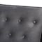 Baxton Studio Sorrento Grey Velvet Upholstered Walnut Finished Wooden Lounge Chair 160-9937 - alternate 9